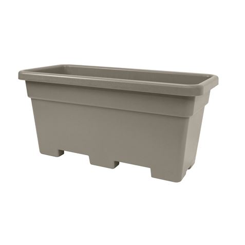 JARDINERA MAXI RECTANGULAR 80CM TORTORA ARTPLAST - MAX80CBTO