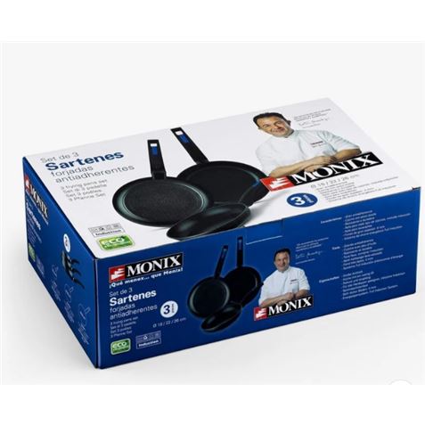 SET 3 SARTENES MARTIN BERASATEGUI 18/22/26CM MONIX - M811200-1