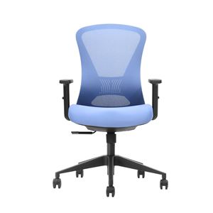 REACONDICIONADA SILLA OFICINA GAMA SENIOR SE1700 AZUL CROMAD - CR1202