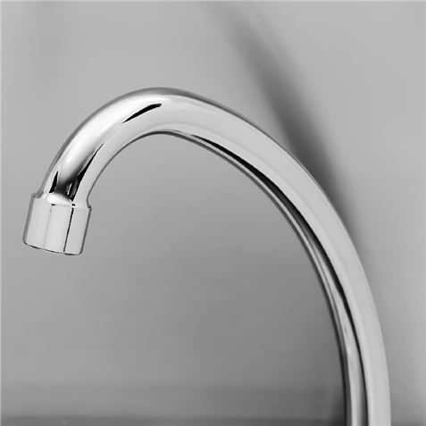 FREGADERO MURAL ACERO INOX PROFESIONAL CON GRIFO Y DISPENSADOR CHEF PRO - CF0144-5