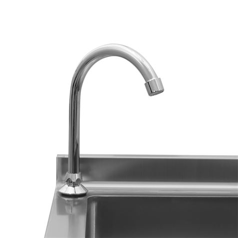 LAVAMANOS ACERO INOX INDUSTRIAL CON GRIFO DE PIE Y DISPENSADOR CHEF PRO - CF0145-8