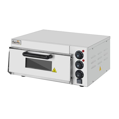 HORNO DE PIZZA ELÉCTRICO PROFESIONAL 1 CÁMARA 2000W CHEF PRO - CF0118-1
