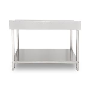 MESA DE TRABAJO ACERO INOXIDABLE 140X70X85CM CON RESPALDO CHEF PRO - CF0134-5