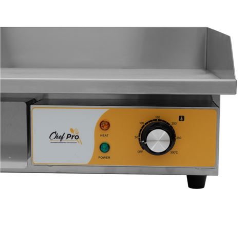 PLANCHA ELÉCTRICA PROFESIONAL SUPERFICIE LISA 3000W CHEF PRO - CF0107-5