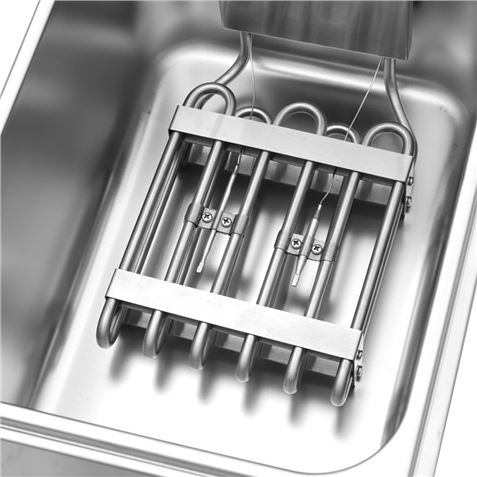 FREIDORA ELÉCTRICA PROFESIONAL 11+11 LITROS 2X3000W CHEF PRO - CF0103-6