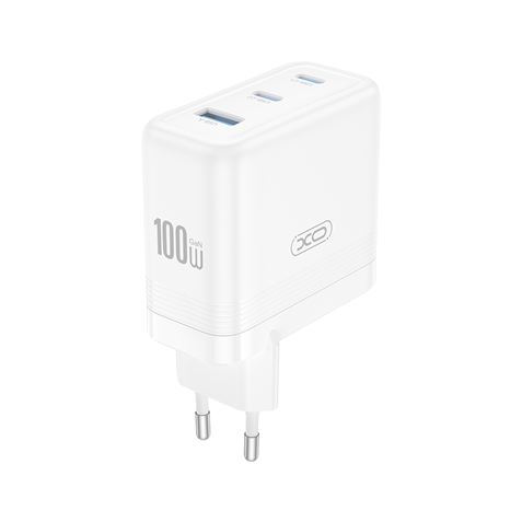 CARGADOR USB+USB-C X2 100W CE35 BLANCO XO - XOCE35
