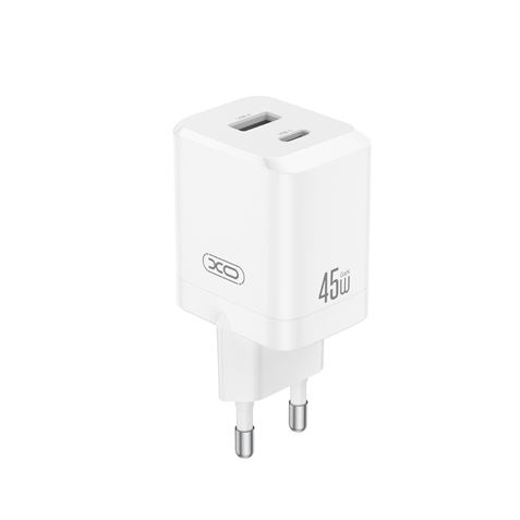 CARGADOR USB+USB-C 45W CE36 BLANCO XO - XOCE36