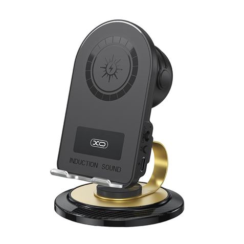 SOPORTE PARA SMARTPHONE CON ALTAVOZ BLUETOOTH Y CARGA INALAMBRICA F69 XO - XOF69