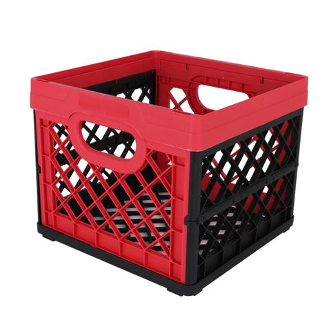 CAJA PLEGABLE 25 LITROS ROJA NEGRO TONTARELLI - 8034175521