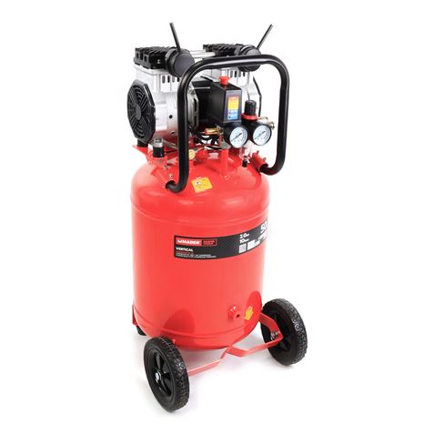 COMPRESOR DE AIRE VERTICAL 50 LITROS | 2HP | 10BAR | SILENCIOSO MADER - 09341