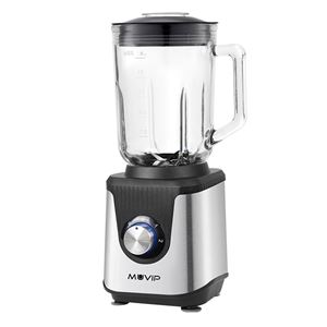 REACONDICIONADA BATIDORA INOXIDABLE VASO CRISTAL 1800W 1.8 LITROS MUVIP - MV0652