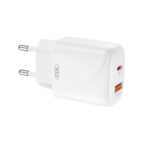 CARGADOR USB+USB-C 20W L158 BLANCO XO - XOL158WH-1