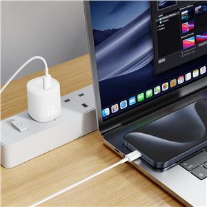 CARGADOR RAPIDO USB-C 20W CON CABLE LIGHHTNING L143 BLANCO XO - XOL143LGWH-2