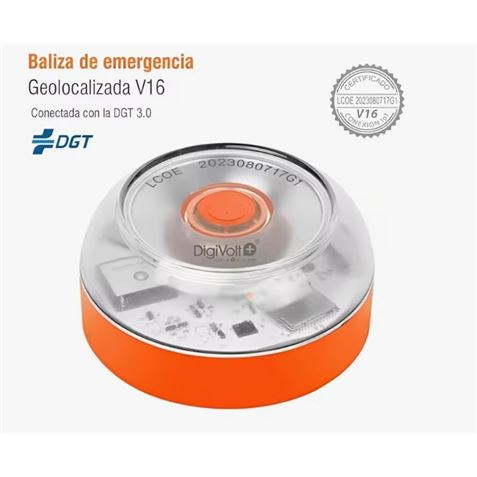 BALIZA V16 GEOLOCALIZADA DGT 3.0 DIGIVOLT - BDEV16