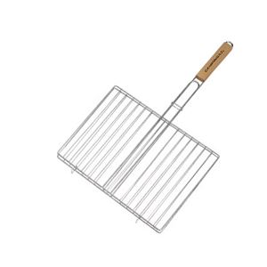 PARRILLA DOBLE CON CIERRE 48X27 Y MANGO MADERA CAMPINGAZ - 205702