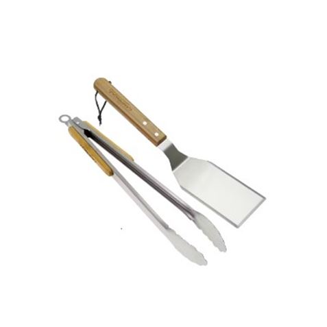 SET 2 ACCESORIOS BARBACOA CON MANGO MADERA CAMPINGAZ - 2212148