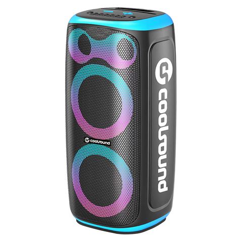 ALTAVOZ KARAOKE PORTATIL COOLSOUND BLAST PUMP 2X6.5" 350W AZUL - CS0292-1