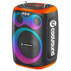 ALTAVOZ KARAOKE PORTATIL COOLSOUND BLAST 8" 300W NARANJA - CS0291-1