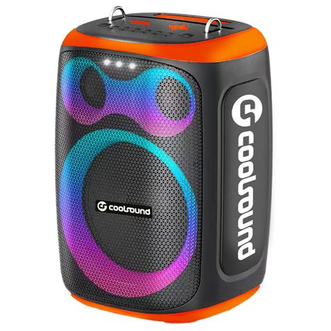 ALTAVOZ KARAOKE PORTATIL COOLSOUND BLAST 8" 300W NARANJA - CS0291-1