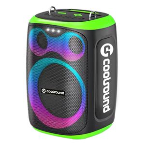 ALTAVOZ KARAOKE PORTATIL COOLSOUND BLAST 8" 300W VERDE - CS0288-1