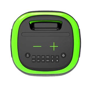 ALTAVOZ KARAOKE PORTATIL COOLSOUND BLAST PUMP 2X6.5" 350W VERDE - CS0289-2