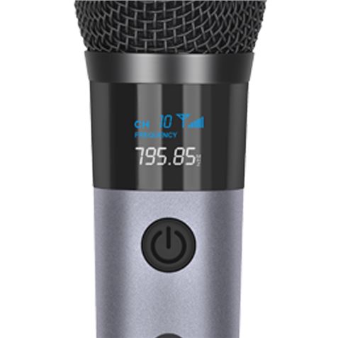 PACK 2 MICROFONOS INALÁMBRICOS UHF CON RECEPTOR Y BATERÍA COOLSOUND - CS0287-2