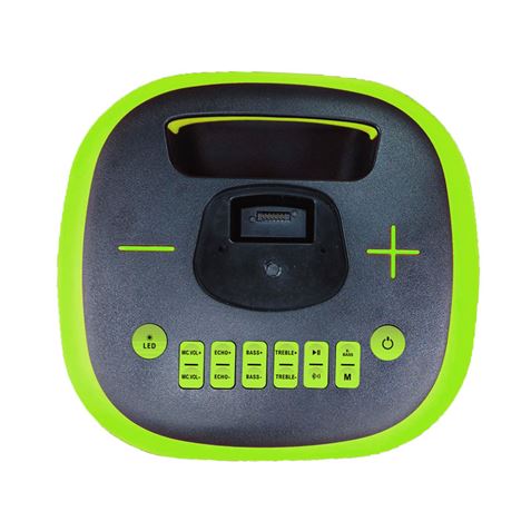 ALTAVOZ KARAOKE COOLSOUND BLAST PUMP 2.1 2X6.5" + 5xTWEETERS 550W VERDE - CS0294-2