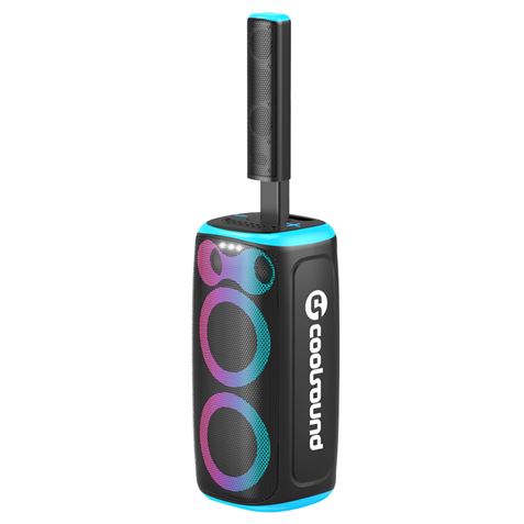 ALTAVOZ KARAOKE COOLSOUND BLAST PUMP 2.1 2X6.5" + 5xTWEETERS 550W AZUL - CS0295-1