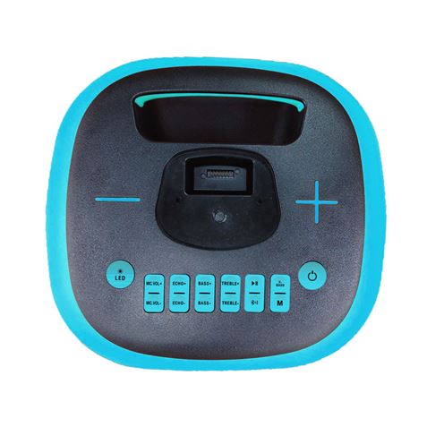 ALTAVOZ KARAOKE COOLSOUND BLAST PUMP 2.1 2X6.5" + 5xTWEETERS 550W AZUL - CS0295-2