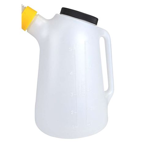 JARRA MEDIDORA 5 LITROS PARA ACEITE CON PUNTA FLEXIBLE - 63624-1
