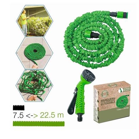 MANGUERA EXTENSIBLE CON PISTOLA HASTA 22.5 METROS - 00034