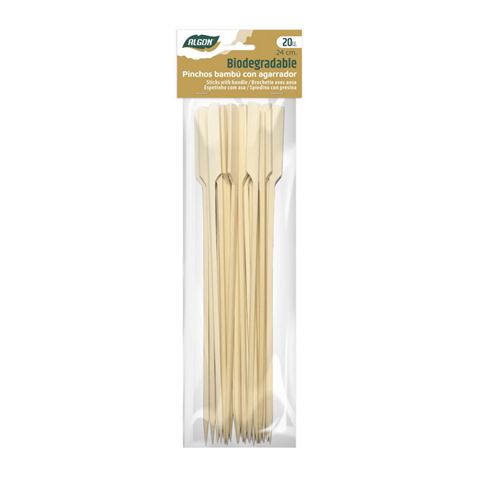 SET 20 PINCHO BAMBU AGARRADOR 240MM ALGON - BA01019176554
