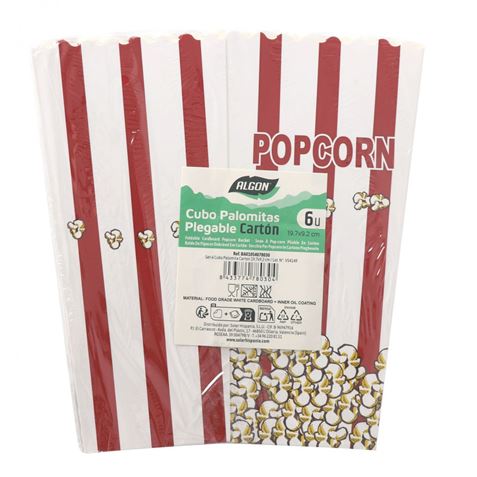SET 6 CUBO PALOMITA CARTON 19.7 X 9.2 ALGON - BA01054078030-1