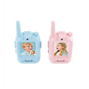 PACK 2 WALKIES TALKIES INFANTILES CON CAMARA AZUL/ROSA DJJ02 XO - XODJJ02-1