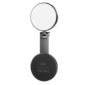 ARO DE LUZ 3 TONALIDAD MAGNETICO MAGSAFE CON ESPEJO Y GIRATORIO SS35 NEGRO - XOSS35BK