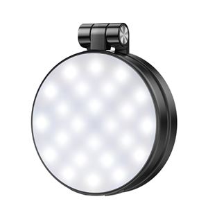 ARO DE LUZ 3 TONALIDAD MAGNETICO MAGSAFE CON ESPEJO Y GIRATORIO SS35 NEGRO - XOSS35BK-2