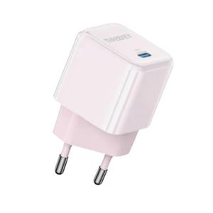 CARGADOR DE CORRIENTE 30W TIPO C THREEKEY ROSA - TK116PK