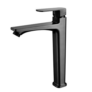 MONOMANDO LAVABO ALTO NEGRO FONTASTOCK - FSKFGB009