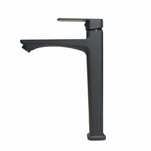 MONOMANDO LAVABO ALTO NEGRO FONTASTOCK - FSKFGB009-1