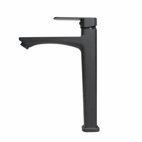 MONOMANDO LAVABO ALTO NEGRO FONTASTOCK - FSKFGB009-1