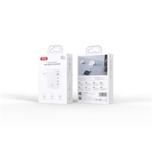 CARGADOR USB 3XUSB-C 67W 1XUSB-A 22.5W CE39 XO - XOCE39-3