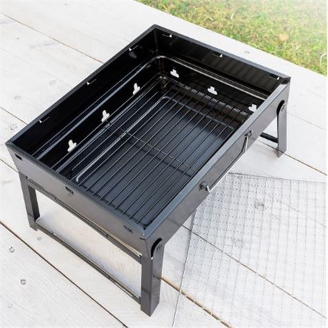 BARBACOA PORTATIL SOBREMESA PLEGABLE HIERRO INNOVAGOODS - V0103439-3