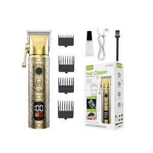 CORTAPELO METAL GL69960 BARBERO RECARGABLE CON PANTALLA GREEN LYCA - GL69960