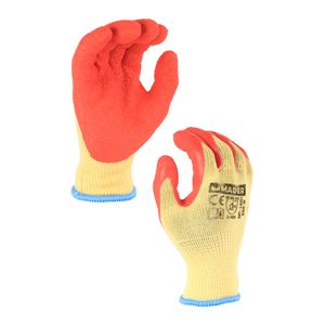 GUANTES DE PROTECCION ALGODON + LATEX TALLA M MADER - 96335