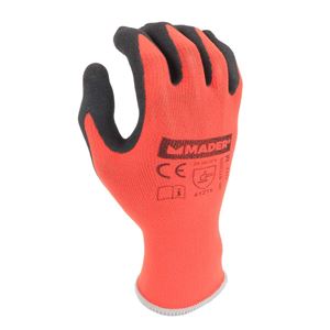GUANTES DE PROTECCION NYLON + SPANDEX + NITRILO M MADER - 96441-1