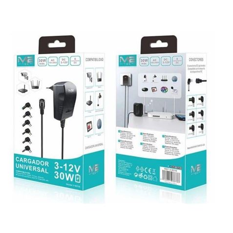 CARGADOR UNIVERSAL 3-12V 30W M2 - V8016