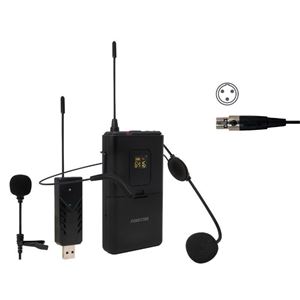 MICROFONO DE CABEZA Y SOLAPA UHF FONESTAR - WI-MIC
