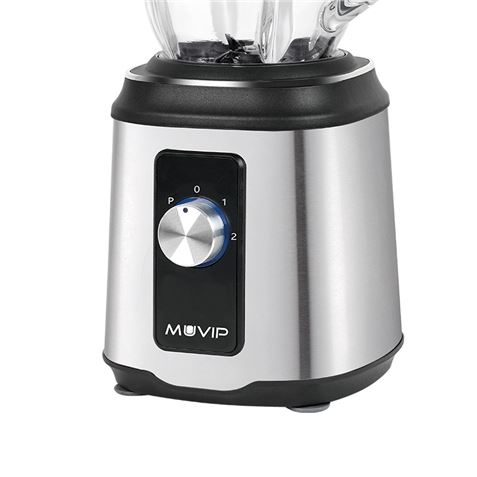 REACONDICIONADA BATIDORA INOXIDABLE VASO CRISTAL 1800W 1.5 LITROS MUVIP - MV0651-1