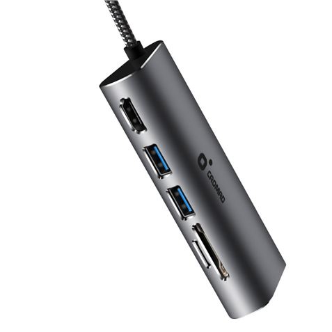 ADAPTADOR TIPO C - HDMI, RJ45, USB 3.0, SD Y TIPO C CROMAD - CR0984-1