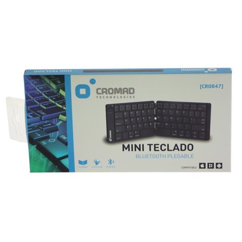 MINI TECLADO BLUETOOTH PLEGABLE CROMAD - CR0847-7